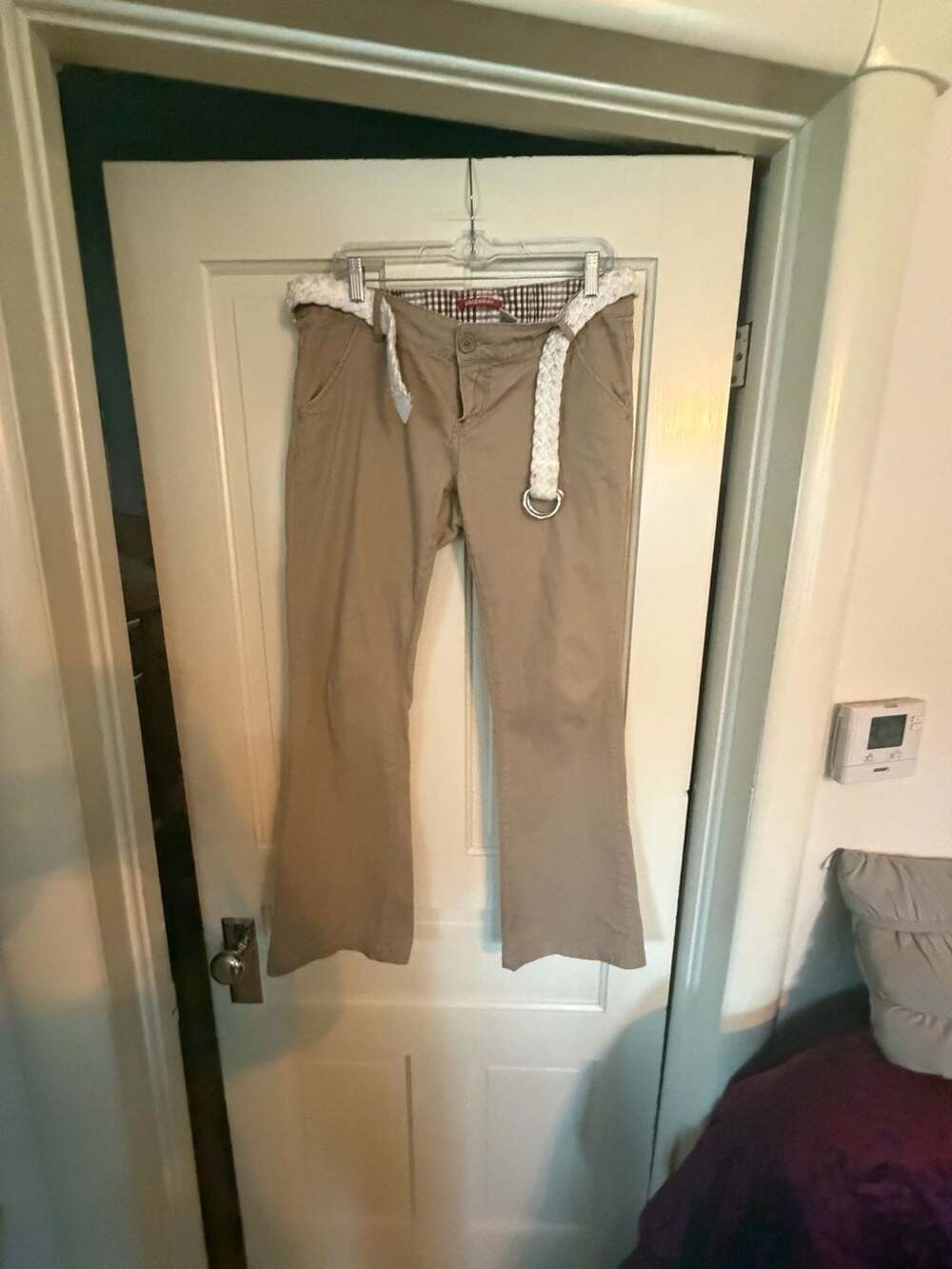 2017 Union Bay Suntan Heather Khakis Bootcut Pants Uniform Pant Juniors Size 13